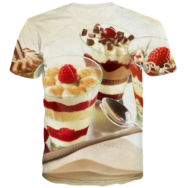 
Sweet T-shirt Men Gourmet T shirts Funny Icecream Tshirts Casual Colourful T-shirts Graphic
                