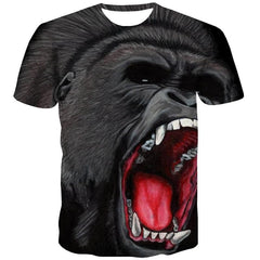Orangutan T shirt Men Animal Tshirts Casual Hip Hop Tshirt Printed Short Sleeve