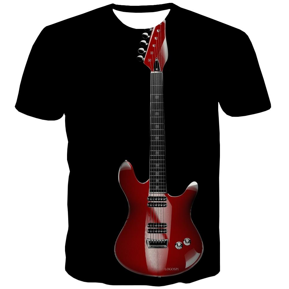 
Guitar T-shirt Men Music T-shirts 3d Wooden T shirts Funny Metal Tshirt Anime
                