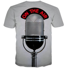 Music T-shirt Men Instrument Shirt Print Retro T-shirts Graphic Electronic Tshirts Novelty