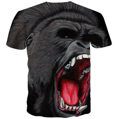 Orangutan T shirt Men Animal Tshirts Casual Hip Hop Tshirt Printed Short Sleeve