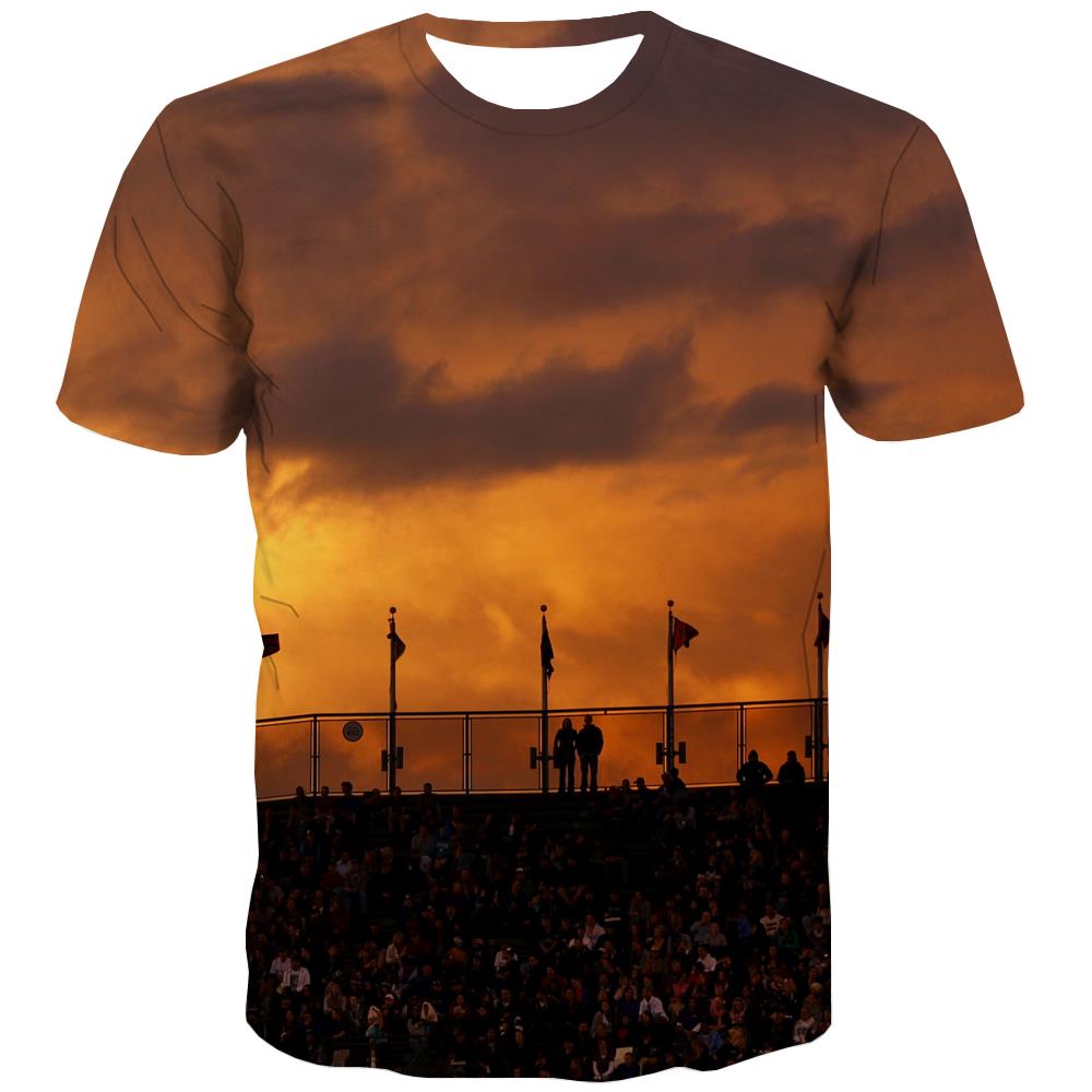 
Baseball T shirts Men Stadium Tshirts Cool Game T-shirts 3d White Tshirt Anime
                