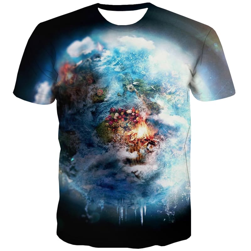 
Space T-shirt Men Universe T shirts Funny Galaxy Tshirt Printed Harajuku Tshirts Novelty
                