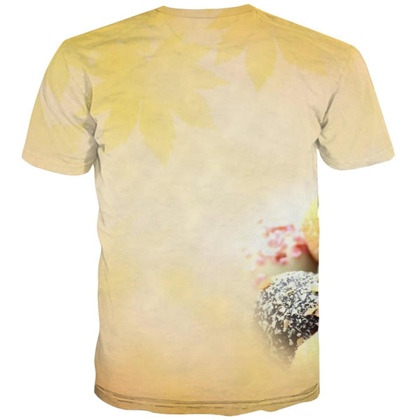 
Sweet T-shirt Men Gourmet Tshirt Anime Icecream T-shirts 3d Colourful Shirt Print
                