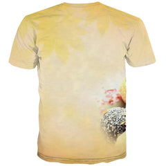 Sweet T-shirt Men Gourmet Tshirt Anime Icecream T-shirts 3d Colourful Shirt Print