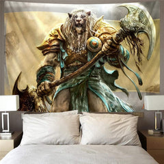 Lion Tapestry Animal Home Tapestrys Anime Tenture Mandala Cartoon Wall Tapestry Harajuku Tapestries