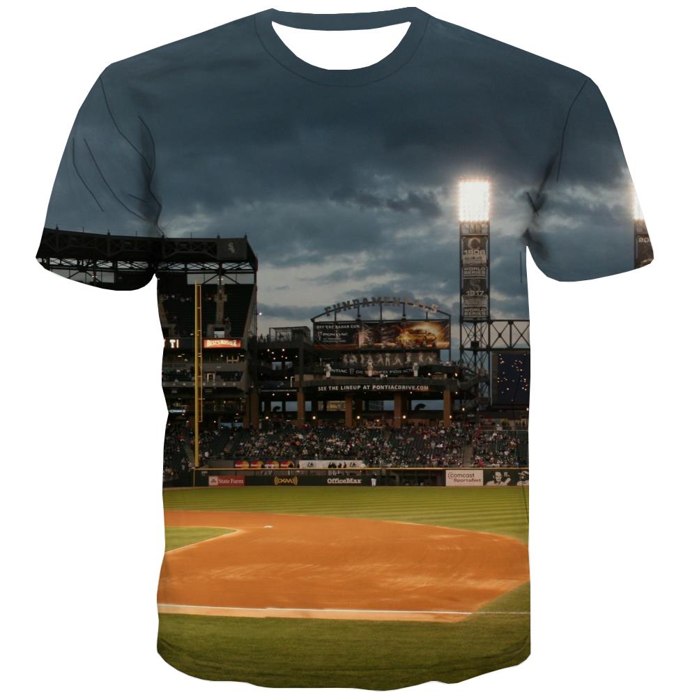 
Baseball T shirts Men Stadium Shirt Print Game Tshirts Novelty White Tshirt Printed
                