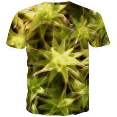 Leaves T-shirt Men Colorful Tshirts Casual Rainbow Shirt Print Harajuku T-shirts 3d