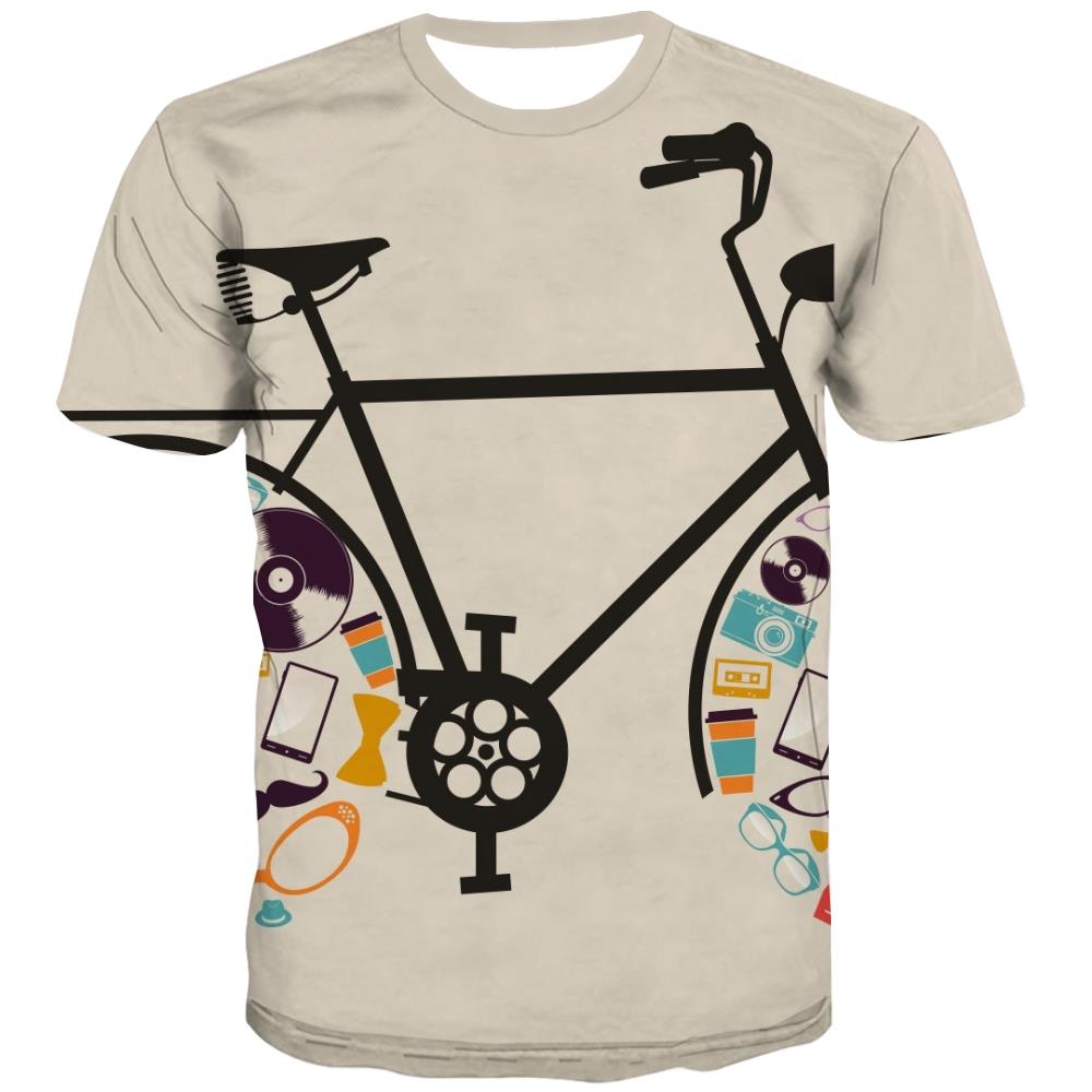 
Bicycle T shirts Men Metal Tshirt Printed City T-shirts Graphic Psychedelic Tshirts Novelty
                