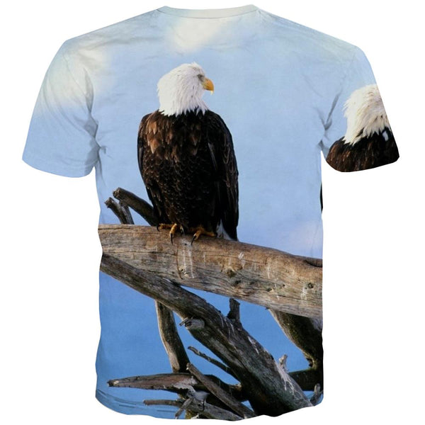 
USA T shirts Men Animal T-shirts 3d Raptor Tshirt Anime Fly Tshirts Novelty Eagle Shirt Print
                