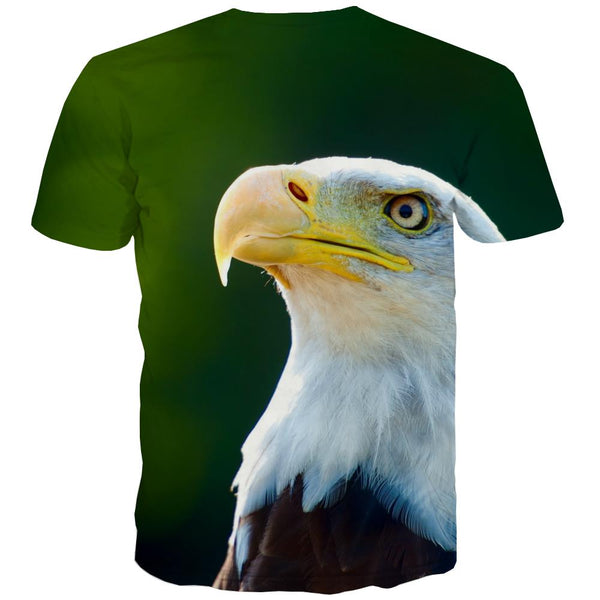 
USA T-shirt Men Animal Tshirts Novelty Raptor T-shirts 3d Fly Tshirts Cool Eagle T-shirts Graphic
                