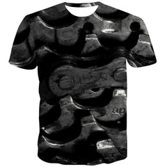 Bicycle T shirts Men Metal Tshirt Printed City Tshirts Novelty Psychedelic Tshirts Cool