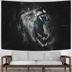 Lion Tapestry Animal Wall Tapestry Anime Tenture Mandala Ferocious Rug Wall Street Home Tapestrys