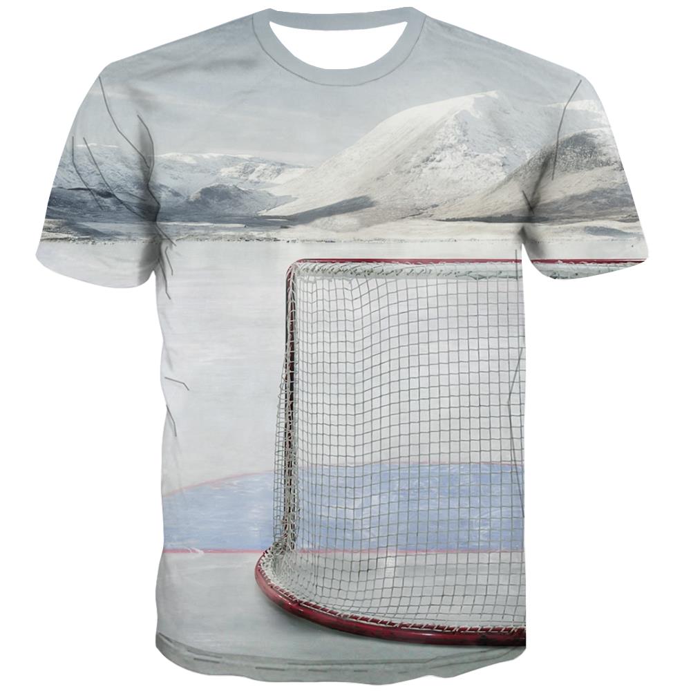 
Hockey T-shirt Men Ice Tshirt Printed Game T-shirts Graphic Movement T shirts Funny
                