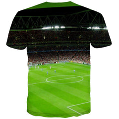 Lawn T shirts Men Football Tshirt Anime Athletics Tshirts Casual Stadium Tshirts Cool