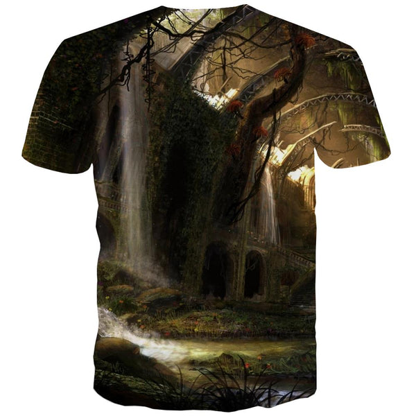 
Indians T-shirt Men Grassland Tshirts Novelty Sunset T-shirts Graphic War T shirts Funny
                