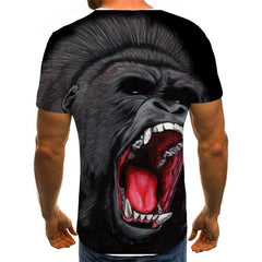 Orangutan T shirt Men Animal Tshirts Casual Hip Hop Tshirt Printed Short Sleeve