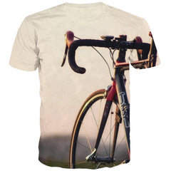 Bicycle T shirts Men Metal Tshirts Novelty City Tshirts Cool Psychedelic Tshirt Anime
