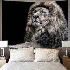Lion Tapestry Animal Tenture Mandala Anime Home Tapestrys Harajuku Wall Tapestry Lively Tapestries