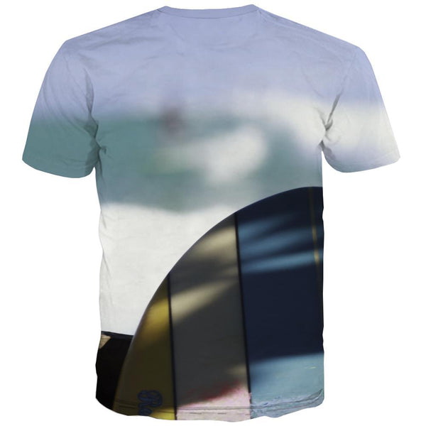 
surf T-shirt Men The sea Shirt Print sport T shirts Funny Cool Tshirts Cool - KYKU
                