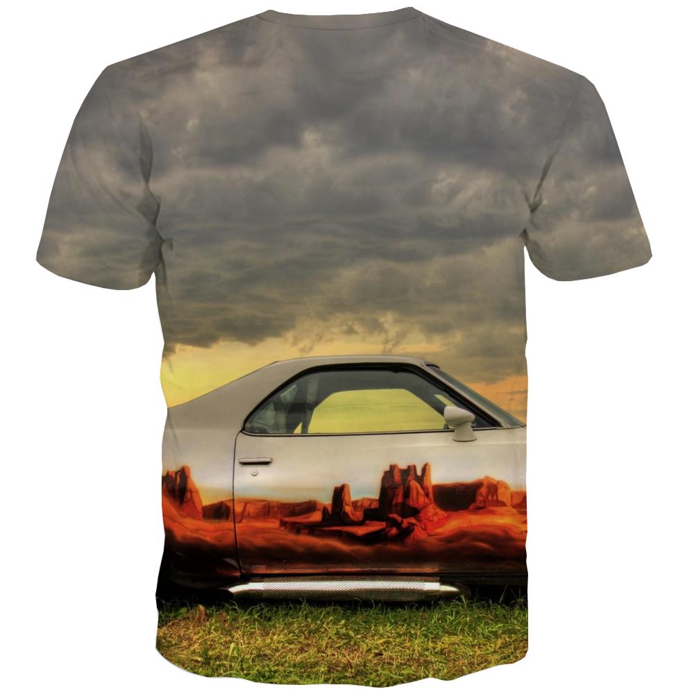 
Racing Car T shirts Men Metal Tshirts Novelty City Tshirts Casual Gray Tshirts Cool Retro Tshirt Printed
                