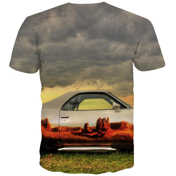 
Racing Car T shirts Men Metal Tshirts Novelty City Tshirts Casual Gray Tshirts Cool Retro Tshirt Printed
                