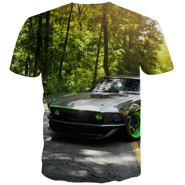 
Racing Car T-shirt Men Metal Tshirts Cool City T-shirts Graphic Gray T-shirts 3d Retro Tshirt Printed
                