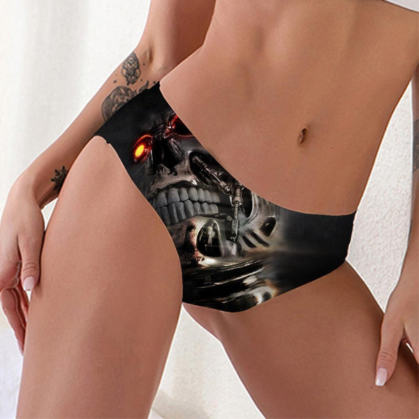 Panties Woman Underwear Sexy Seamless Sports Female T-back G-string Thongs For Woman Underwear Ice Silk Seamless Female Panties - KYKU