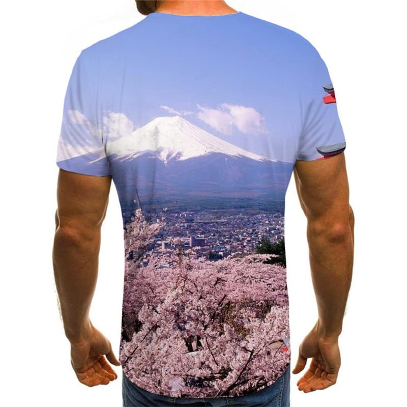 
Waves T-shirt Men Sail Anime Clothes Surf Funny T shirts Ocean Shirt Print
                