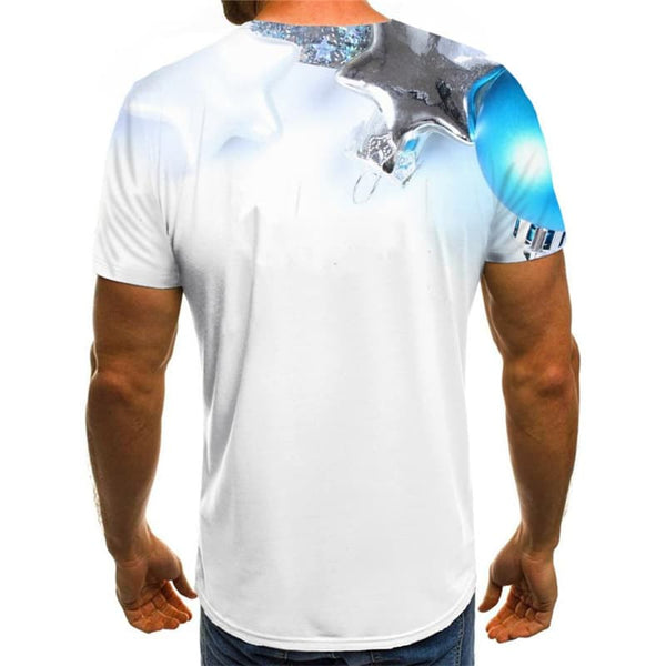 
Christmas T-Shirt T shirts Men White Tshirts Casual New Year T-shirts 3d Outdoor Tshirt Anime
                