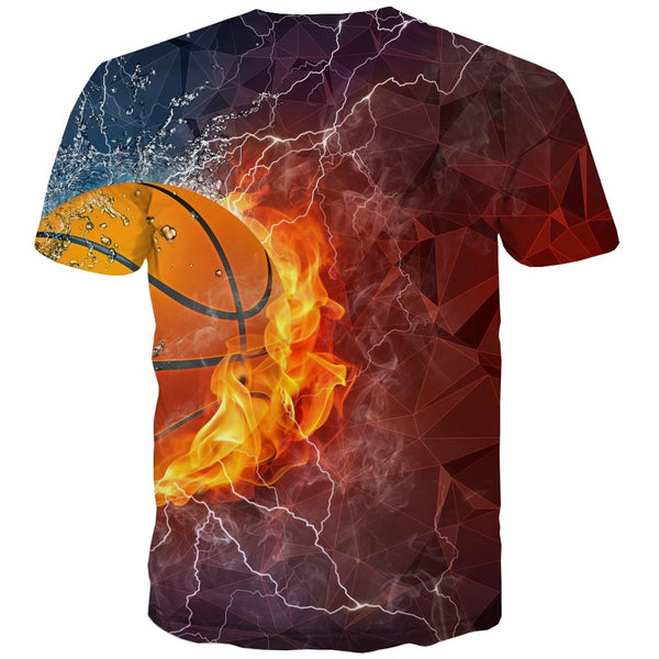 
Basketball T shirts Men Night View Tshirts Novelty Galaxy T-shirts 3d City Tshirt Anime
                