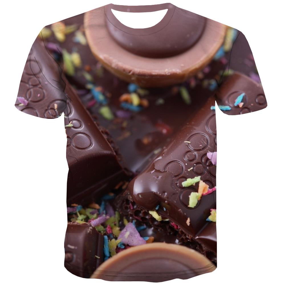 
Chocolate T shirts Men Brown Tshirts Cool Delicious Tshirts Casual Bitter T shirts Funny
                