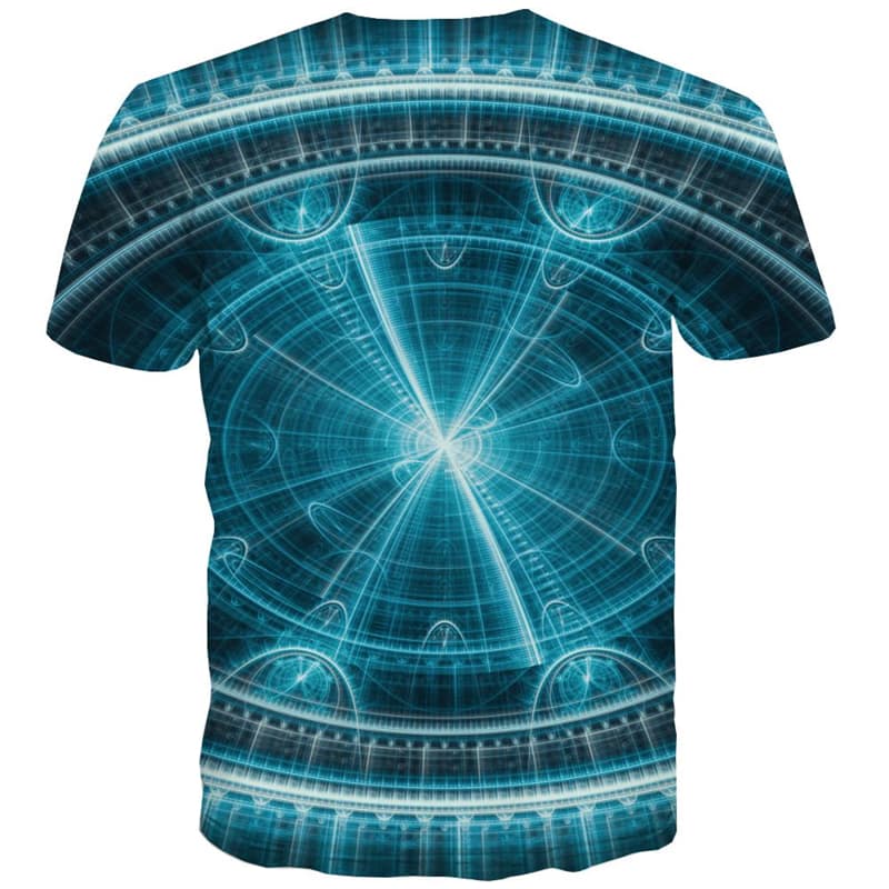 
Psychedelic T shirts Men Abstract T shirts Funny Metal T-shirts 3d Technology Tshirt Anime
                