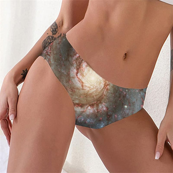 Galaxy Panties Women Space Lingerie Female Universe Underwear Dizziness Seamless