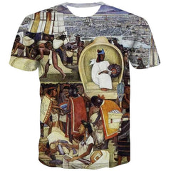 Mexico T shirt Men Sail Anime Clothes Landscape Tshirts Casual Harajuku Shirt Print