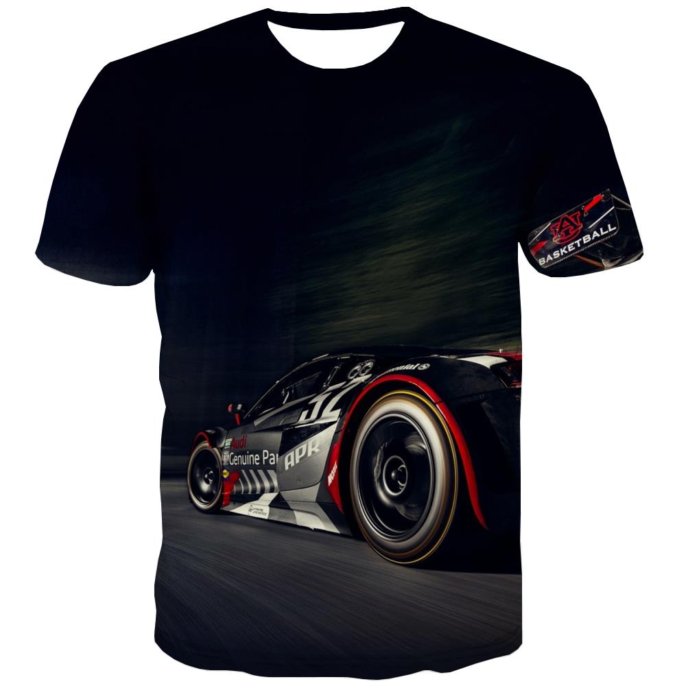 
Racing Car T shirts Men Metal T-shirts 3d City T-shirts Graphic Gray T shirts Funny Retro Tshirts Casual
                