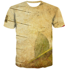 Music T shirts Men Instrument Tshirts Casual Retro Shirt Print Electronic Tshirt Printed
