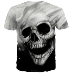 Skull T-shirt Men Hip Hop Anime Clothes Skeleton T-shirts 3d Harajuku Tshirt Printed