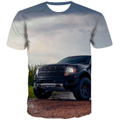 Jeep T-shirt Men Offroad T-shirts Graphic car Tshirts Casual Short Sleeve - KYKU