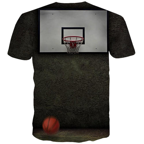 
Basketball T shirts Men Night View Shirt Print Galaxy Tshirts Casual City Tshirt Anime
                