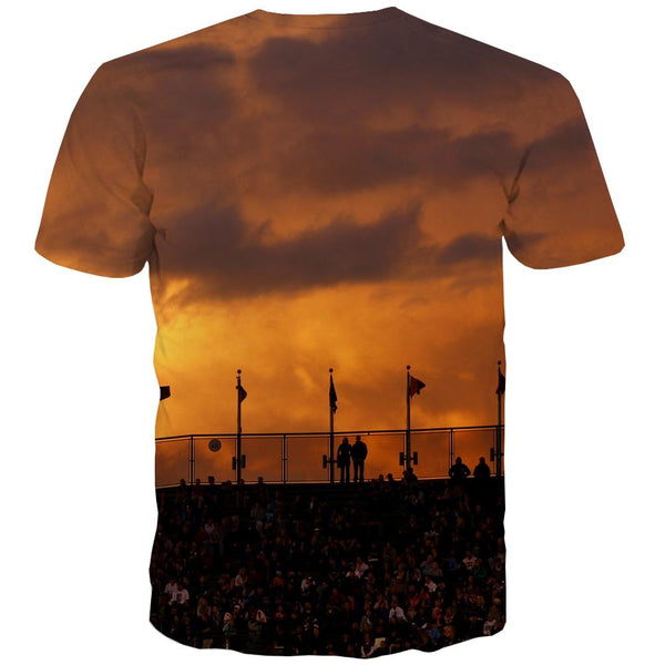 
Baseball T shirts Men Stadium Tshirts Cool Game T-shirts 3d White Tshirt Anime
                