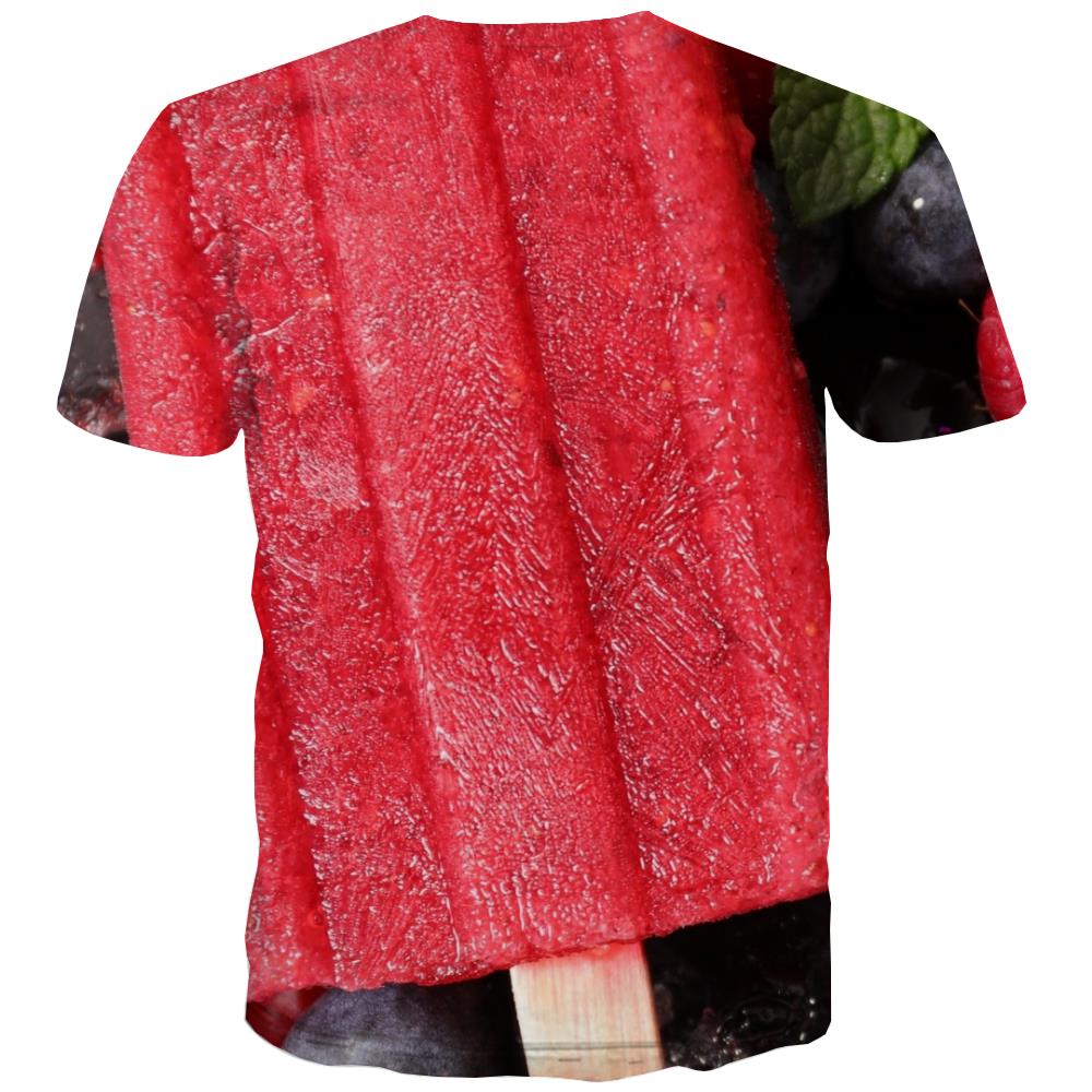 
Sweet T-shirt Men Gourmet Tshirt Anime Icecream Tshirts Cool Colourful Shirt Print
                