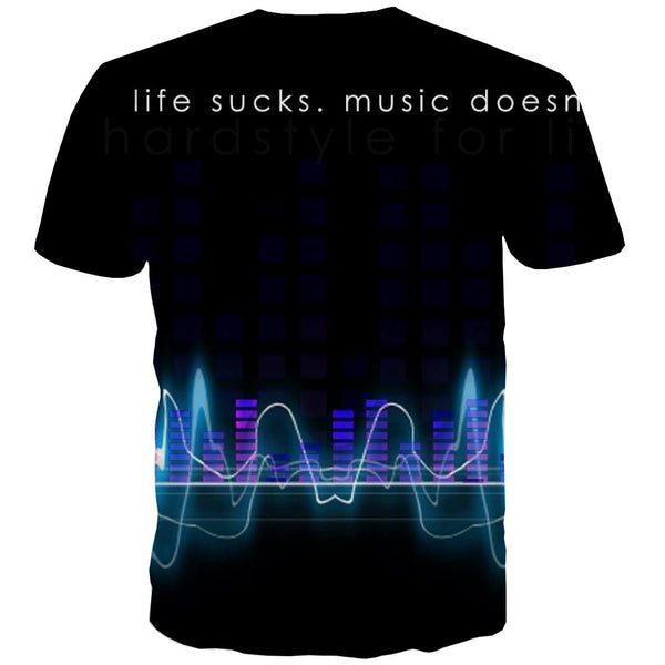 
Music T shirts Men Instrument T-shirts 3d Retro Tshirt Printed Electronic T-shirts Graphic
                