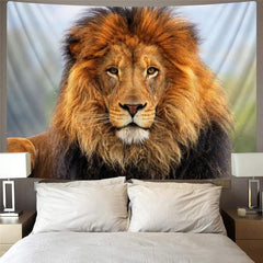 Lion Tapestry Animal Rug Wall Anime Tenture Mandala Harajuku Wall Tapestry Street Tapestries