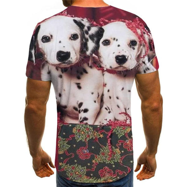 
Dog T shirts Men Animal T-shirts 3d Christmas Tshirts Novelty Harajuku Tshirts Casual
                