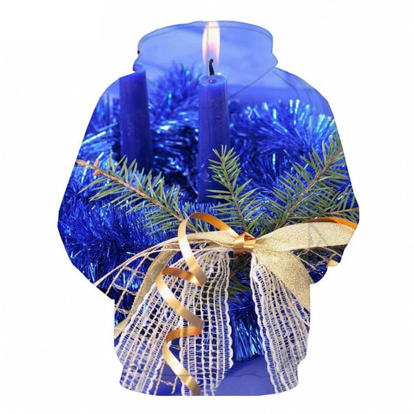 
Christmas Hoodie Men New Year Hoodie Print Blue Hoody Anime Party Hooded Casual
                