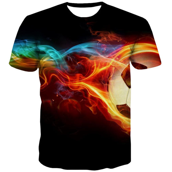 Lawn T-shirt Men Football Tshirts Cool Athletics Tshirts Novelty Stadium T-shirts Graphic