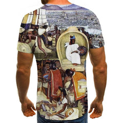 Mexico T shirt Men Sail Anime Clothes Landscape Tshirts Casual Harajuku Shirt Print