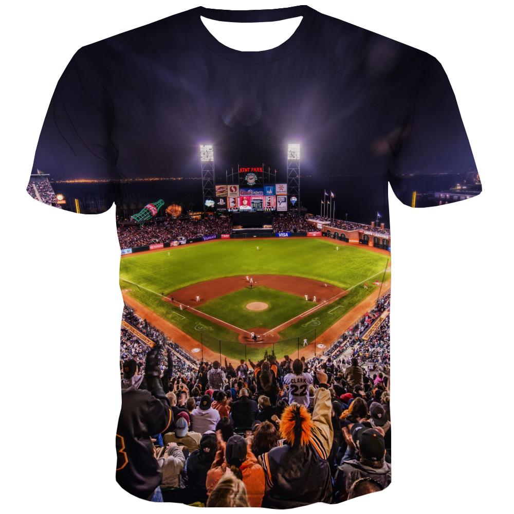 
Baseball T shirts Men Stadium Tshirt Anime Game T-shirts 3d White T shirts Funny
                
