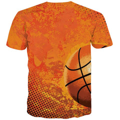 Basketball T shirts Men Night View T-shirts 3d Galaxy Shirt Print City Tshirt Anime